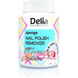 D Nail Polish Remover Sponge 75ml Acetone