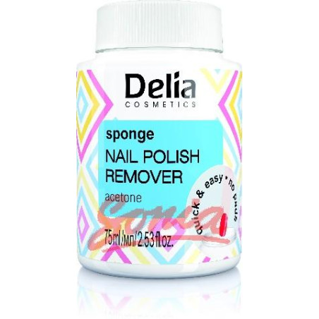 D Nail Polish Remover Sponge 75ml Acetone
