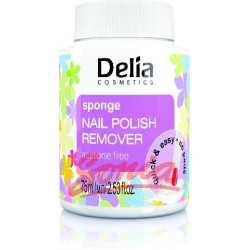 D Nail Polish Remover Sponge 75ml Acetone Free