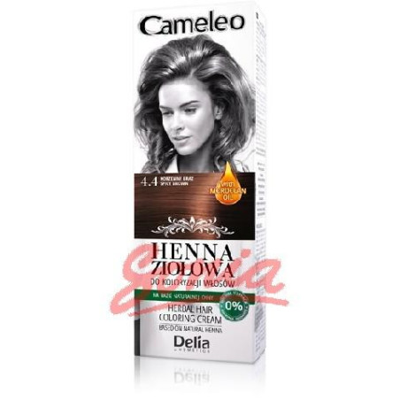 D CAMELEO Herbal Крем къна 75гр. 4.4 spicy brown