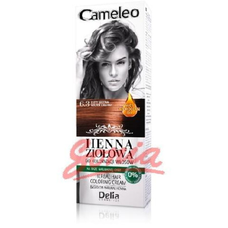 D CAMELEO Herbal Крем къна 75гр. 6.3 golden chestnut