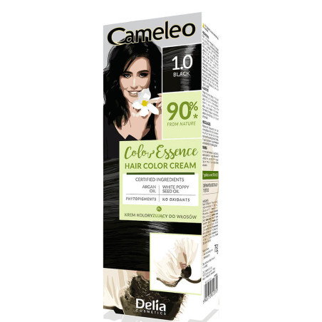D CAMELEO Color Essence Hair Color Cream 75gr. 1.0 Black