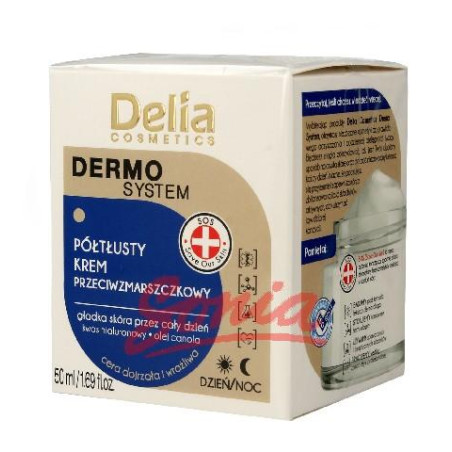 D Dermo System Semi-Rich Anti-Wrinkle Cream 50ml