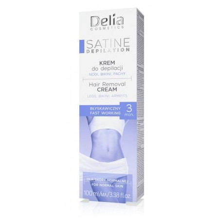 D Satin Hair Removal Cream 100ml 3 min. Fast Working
