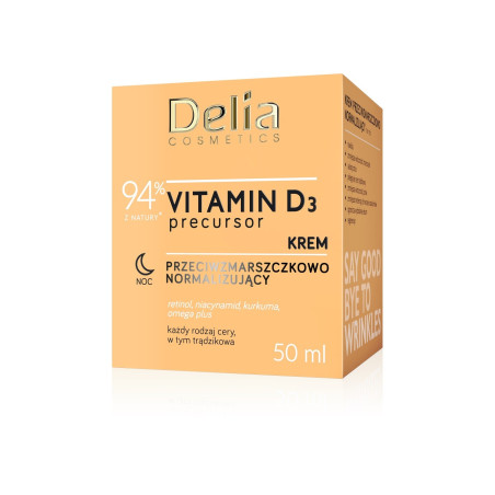 D VITAMIN D3 Anti-wrinkle Normalisisng NIGHT cream 50ml