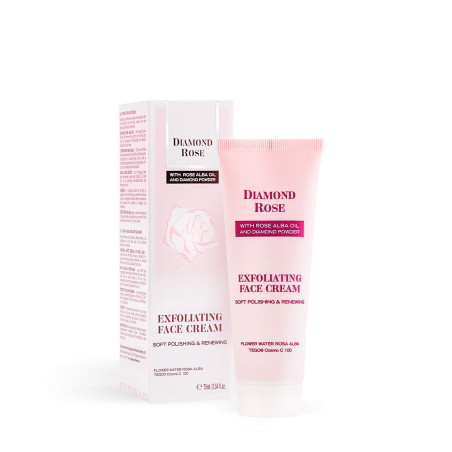 Изглаждащ крем ексфолиант за лице DIAMOND ROSE 75 ml