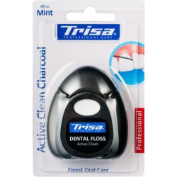 Trisa конец active clean charcoal 40м