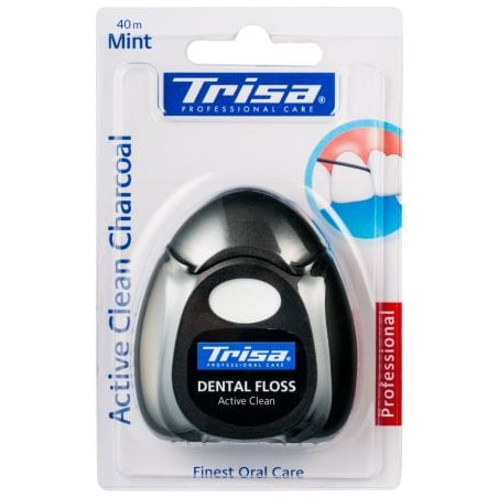 Trisa конец active clean charcoal 40м