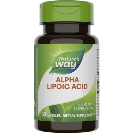 Alpha Lipoic Acid/ Алфа Липоева Киселина 200 mg x 60 капсули Nature’s Way