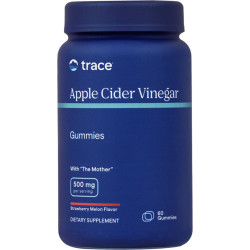 Trace Minerals Apple Cider Vinegar Gummies 500mg - Ябълков Оцет | 60 gummies