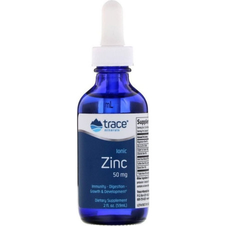 Trace Minerals Ionic Zinc 50mg - Йонен Цинк | 59ml