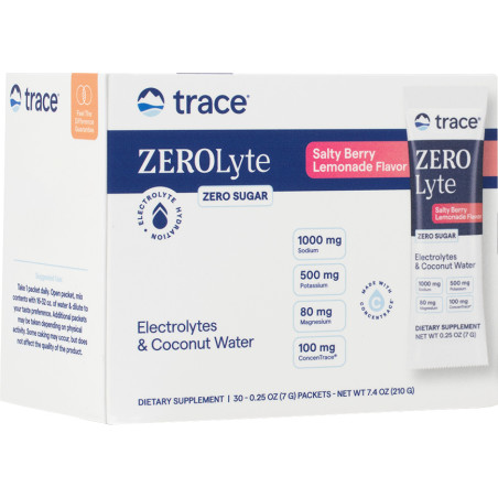Trace Minerals ZEROLyte-Electrolyte Drink Mix - Електролити | 30 packs