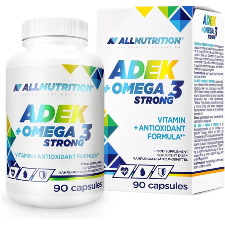 Allnutrition ADEK + Omega 3 Strong - Витамин A D E K + Омега 3 | 90 caps