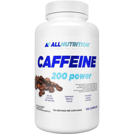 Allnutrition Caffeine 200 Power - Кофеин | 100 caps