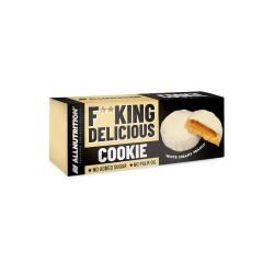Allnutrition F**King Delicious Cookie - White Creamy Peanut - Диетичен Десерт | 128g