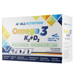 Allnutrition Omega 3 K2 D3 - Омега | 30 caps