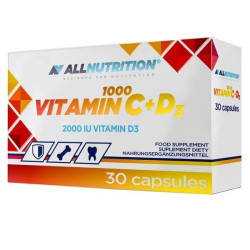 Allnutrition Vitamin C 1000 + D3 - Витамин C + D | 30 caps