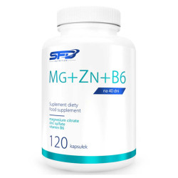 SFD Mg + Zn + B6 - Магнезий + Цинк + Витамин B6 | 120 caps