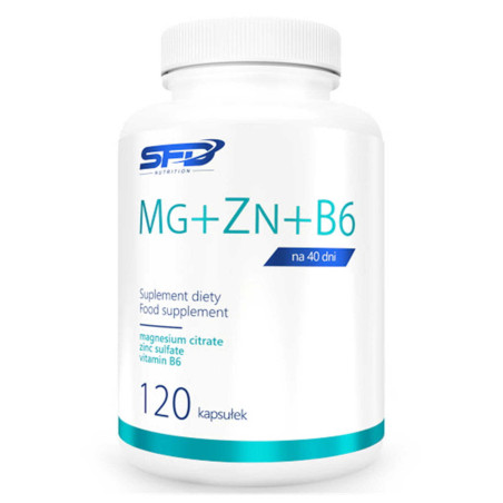 SFD Mg + Zn + B6 - Магнезий + Цинк + Витамин B6 | 120 caps