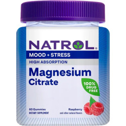 Natrol Magnesium Citrate Gummies - Магнезий | 60 gummies