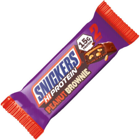 Mars Protein Snickers Hi Protein Bar - Peanut Brownie - Протеинов Бар | 50g