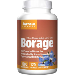 Jarrow Formulas Borage Oil 1200mg - Масло от Пореч | 120 sgels