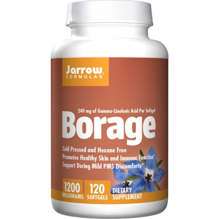 Jarrow Formulas Borage Oil 1200mg - Масло от Пореч | 120 sgels