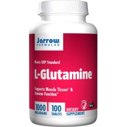 Jarrow Formulas L-Glutamine 1000mg - Глутамин | 100 tabs