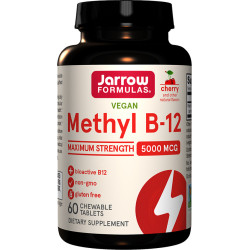 Jarrow Formulas Methyl B-12 5000 - Витамин B12 | 60 chew tabs