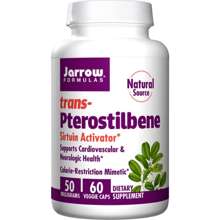 Jarrow Formulas Pterostilbene 50mg - Птеростилбен | 60 caps