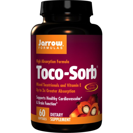 Jarrow Formulas Toco-Sorb® - Токотриеноли + Витамин Е | 60 sgels