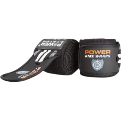 Power System Heavy Duty Knee Wraps for Squats - Grey - Бинтове за колене