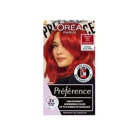 L'Oreal Paris Preference Vivids 8.624 Bright Red Боя за коса