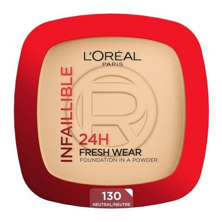 L'Oreal Paris Infaiilible 24H компактна пудра 130 True beige