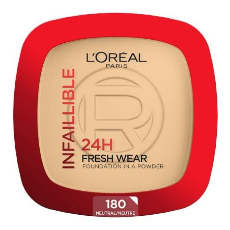 L'Oreal Paris Infaiilible 24H компактна пудра 180 Rose sand