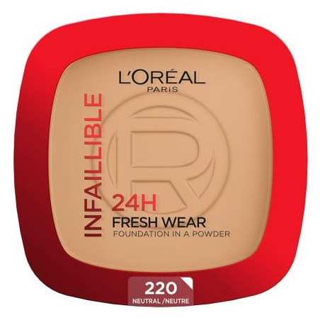 L'Oreal Paris Infaiilible 24H компактна пудра 220 Sand