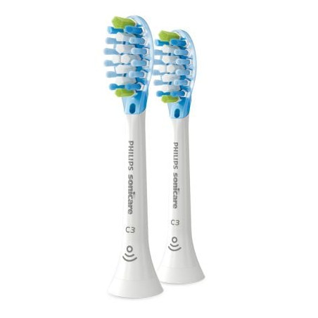 2 броя резервна глава C3 Premium Plaque Defence Philips Sonicare HX9042/17, бяла