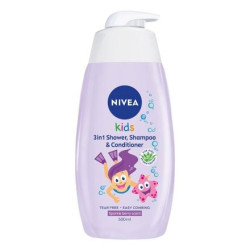 NIVEA Kids Детски 2в1 душ-гел и шампоан за момичета