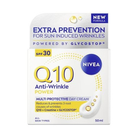 NIVEA Q10 Power Дневен крем против бръчки SPF 30