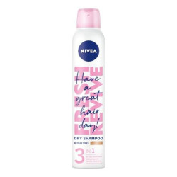 NIVEA HC 3in1 Сух шампоан кестеняви тонове