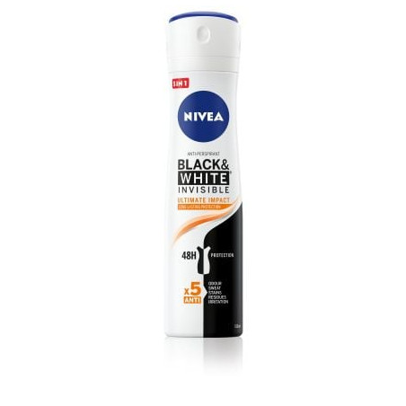 NIVEA Deo Спрей дамски Invisible on Black & White Ultimate Impact