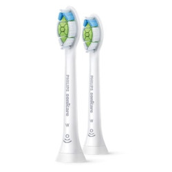 2 броя резервна глава W2 Optimal White Philips Sonicare HX6062/10, бяла