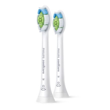 2 броя резервна глава W2 Optimal White Philips Sonicare HX6062/10, бяла