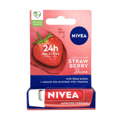 NIVEA Балсам за устни Strawberry Shine
