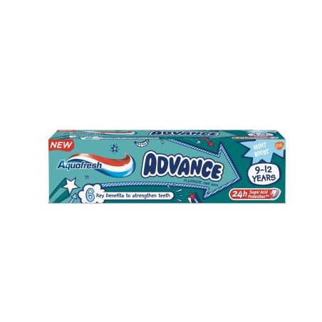 Aquafresh Advance Kids 75ml 9-12 години