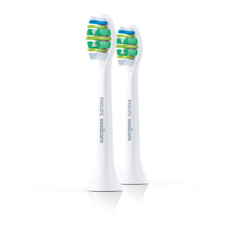 2 броя Стандартна резервна глава i InterCare Philips Sonicare HX9002/10, бели