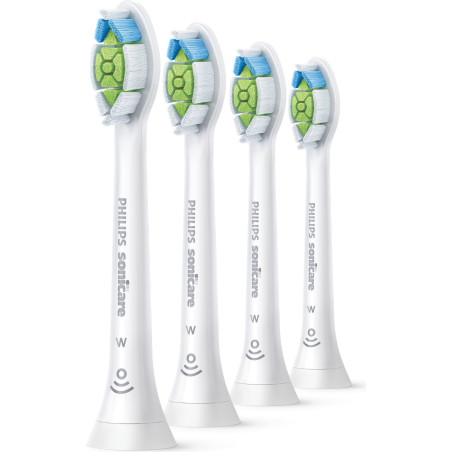 4 броя резервна глава W2 Optimal White Philips Sonicare HX6064/10, бяла