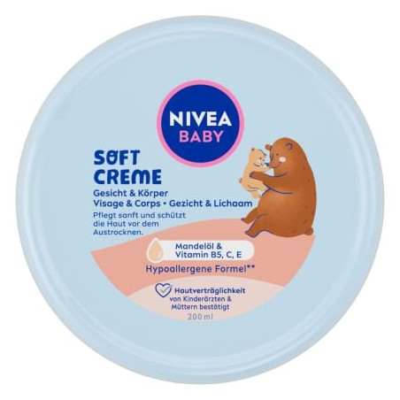 NIVEA Baby Face & Body Нежен бебешки крем