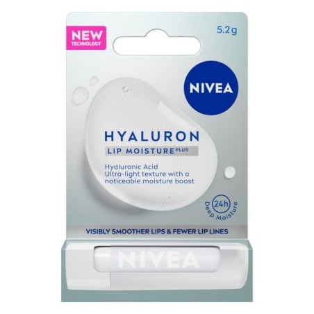 NIVEA Балсам за устни Hyaluron Moisture Plus