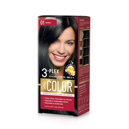 БК Aroma Color 01 Черен 45 мл